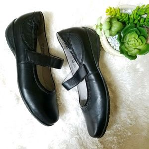 Waldlaufer Luftpolste Black Mary Janes sz UK 7.5
